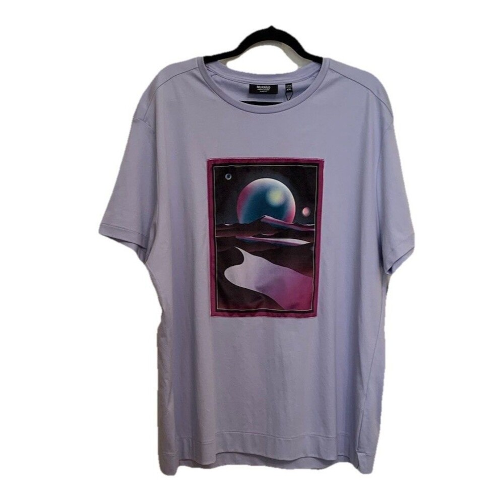 Murano Liquid Luxury Slim Fit Mens XXL Shirt Space Interdimensional Tshirt New